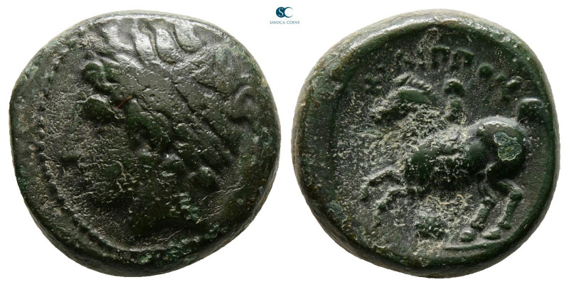 Kings of Macedon. Uncertain mint. Philip II of Macedon 359-336 BC. 
Bronze Æ
...