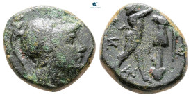 Kings of Macedon. Uncertain mint. Antigonos II Gonatas 277-239 BC. Bronze Æ