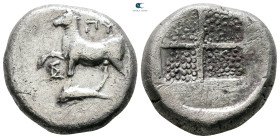 Thrace. Byzantion circa 387-340 BC. Tetradrachm AR