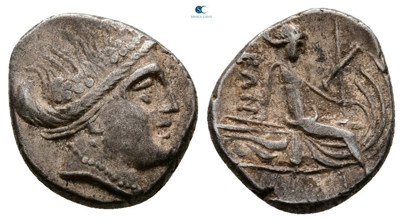 Euboea. Histiaia circa 300-100 BC. 
Tetrobol AR

14 mm, 1,82 g



Nearly ...