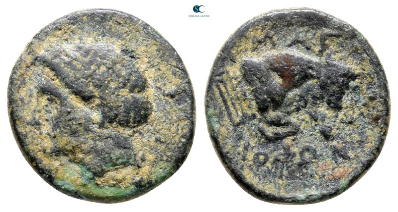 Ionia. Magnesia ad Maeander circa 200 BC. 
Bronze Æ

15 mm, 1,78 g



Nea...