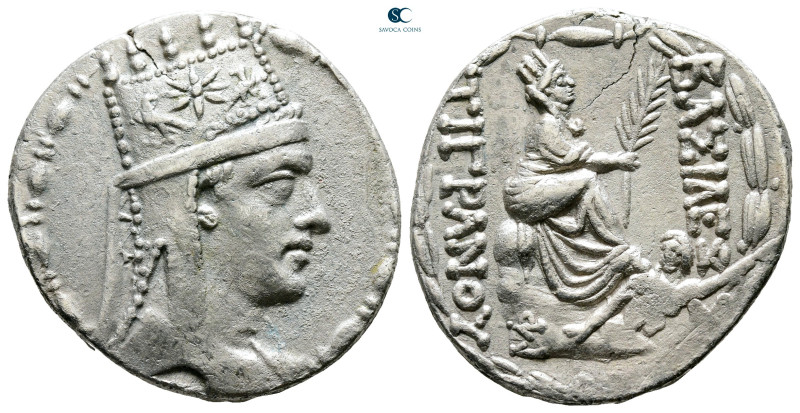 Kings of Armenia. Tigranocerta. Tigranes II "the Great" 95-56 BC. 
Tetradrachm ...