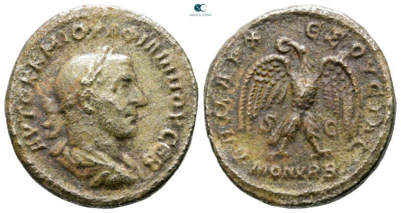 Seleucis and Pieria. Antioch. Philip I Arab AD 244-249. 
Billon-Tetradrachm

...