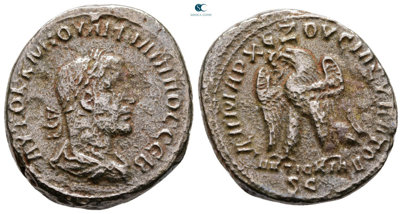 Seleucis and Pieria. Antioch. Philip I Arab AD 244-249. 
Billon-Tetradrachm

...