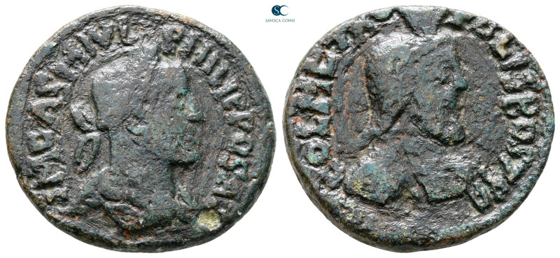 Arabia. Bostra. Philip I Arab AD 244-249. 
Bronze Æ

29 mm, 10,97 g



Ne...