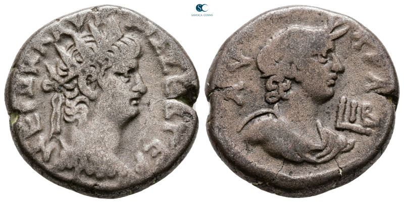 Egypt. Alexandria. Nero AD 54-68. 
Billon-Tetradrachm

25 mm, 13,33 g



...