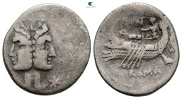 C. Fonteius 114-113 BC. Rome. Denarius AR