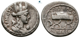 M. Plaetorius M. F. Cestianus 69-57 BC. Rome. Denarius AR