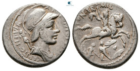 P. Fonteius P.f. Capito 55 BC. Rome. Denarius AR