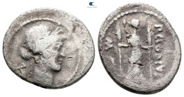 P. Clodius M.f. Turrinus 42 BC. Rome. Denarius AR