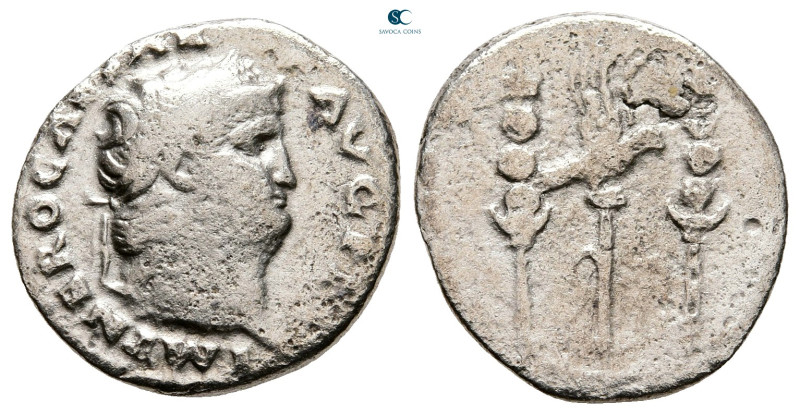 Nero AD 54-68. Rome
Denarius AR

18 mm, 2,83 g



Fine