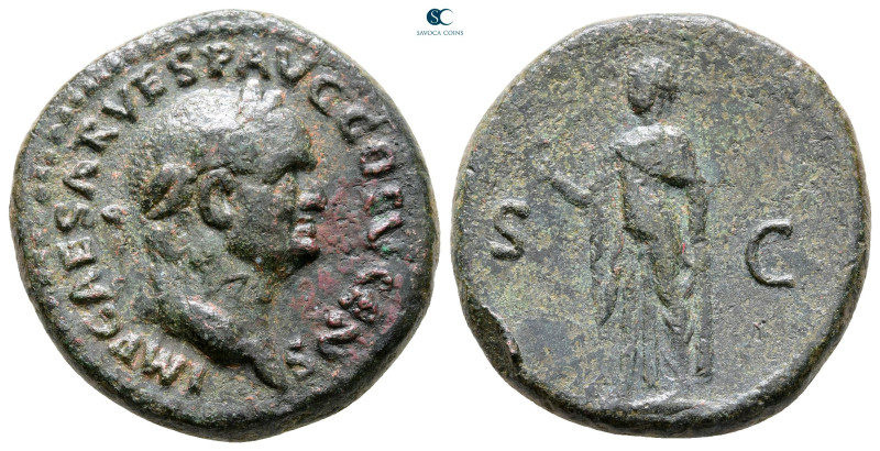 Vespasian AD 69-79. Rome
As Æ

27 mm, 11,62 g



Very Fine