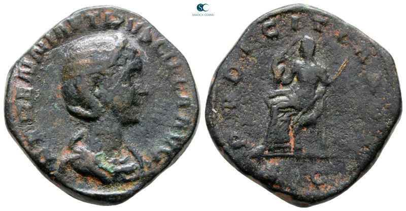 Herennia Etruscilla AD 249-251. Rome
Sestertius Æ

30 mm, 20,43 g



Good...