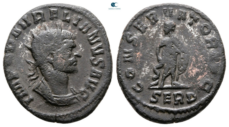 Aurelian AD 270-275. Serdica
Follis Æ

22 mm, 3,73 g



Very Fine