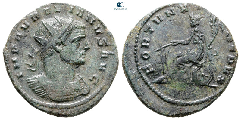 Aurelian AD 270-275. Siscia
Antoninianus Æ

24 mm, 3,63 g



Very Fine