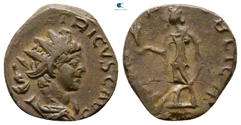 Tetricus II, as Caesar AD 273-274. Treveri
Antoninianus Æ

18 mm, 2,68 g

...