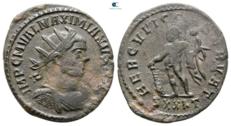 Maximianus Herculius AD 286-305. Ticinum
Antoninianus Æ

23 mm, 3,46 g


...