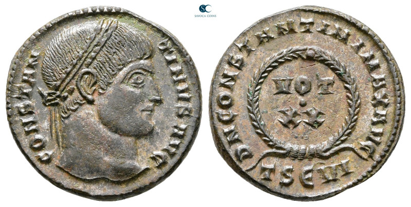 Constantine I the Great AD 306-337. Thessaloniki
Follis Æ

19 mm, 3,23 g

...