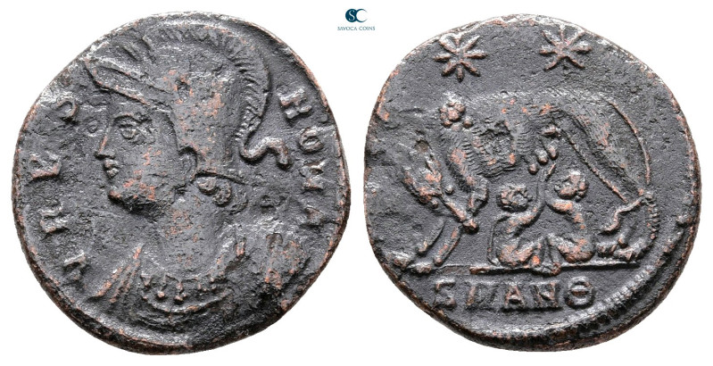 City Commemoratives AD 330-354. Antioch
Follis Æ

17 mm, 2,11 g



Very F...