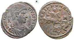 Magnentius AD 350-353. Aquileia. Follis Æ