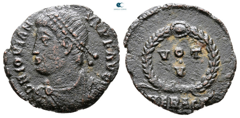 Jovian AD 363-364. Heraclea
Follis Æ

20 mm, 2,32 g



Very Fine