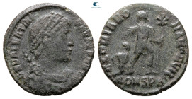 Valentinian I AD 364-375. Constantinople. Follis Æ