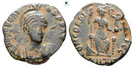 Honorius AD 393-423. Antioch. Follis Æ