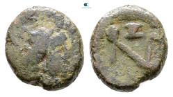 Zeno, second reign AD 476-491. Uncertain mint. Nummus Æ