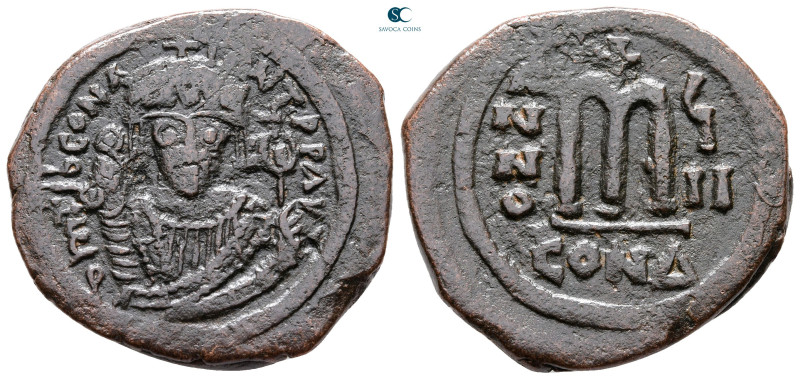 Tiberius II Constantine AD 578-582. Constantinople
Follis or 40 Nummi Æ

32 m...