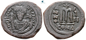Tiberius II Constantine AD 578-582. Constantinople. Follis or 40 Nummi Æ