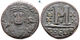 Maurice Tiberius AD 582-602. Theoupolis (Antioch). Follis or 40 Nummi Æ