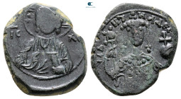 Manuel I Comnenus AD 1143-1180. Constantinople. Tetarteron Æ