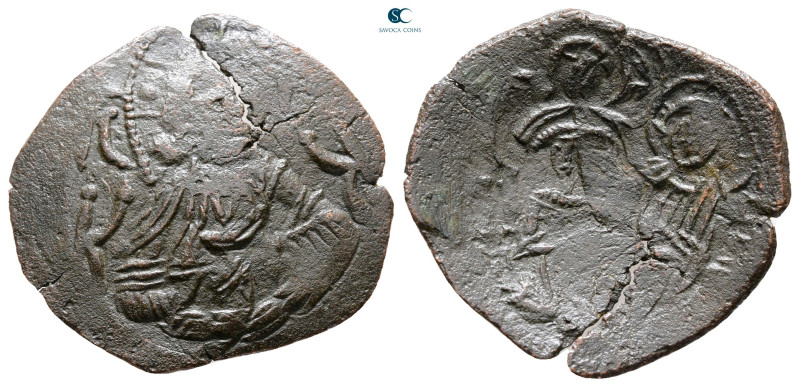 Michael VIII Palaeologus AD 1261-1282. Constantinople
Trachy Æ

24 mm, 1,87 g...