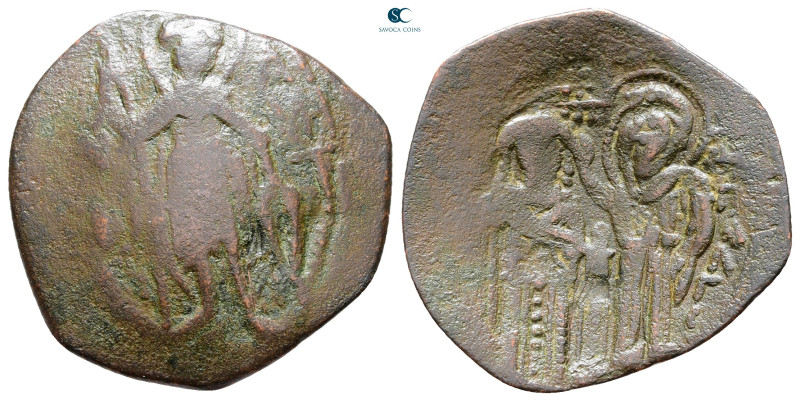 Michael VIII Palaeologus AD 1261-1282. Constantinople
Trachy Æ

26 mm, 2,67 g...