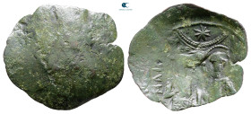 Michael VIII Palaeologus AD 1261-1282. Thessalonica. Trachy Æ