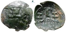 Andronicus III Palaeologus AD 1328-1341. Thessalonica. Trachy Æ