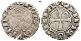 Principality of Antioch. Antioch. Bohemond III AD 1163-1201. Denier AR