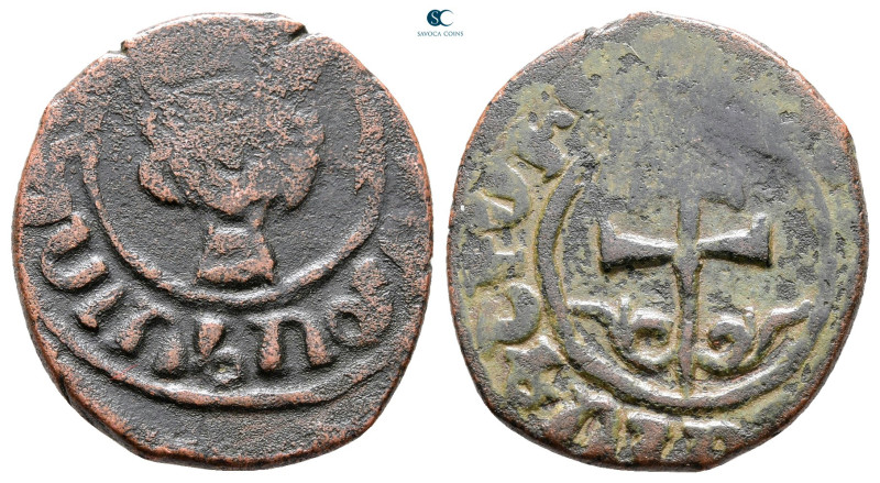 Cilician Armenia. Hetoum II AD 1289-1293. 
Kardez Æ

23 mm, 4,01 g



Goo...