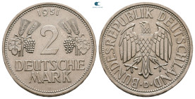 Germany.  AD 1951. 2 Mark
