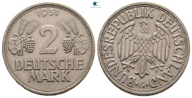 Germany.  AD 1951. 2 Mark