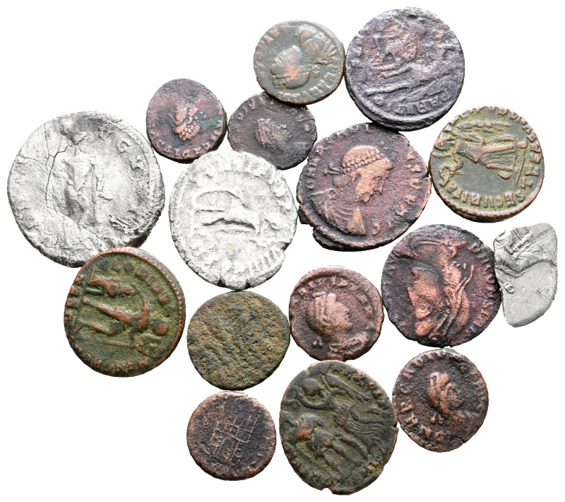 Lot of ca. 16 roman coins / SOLD AS SEEN, NO RETURN! 

Fine