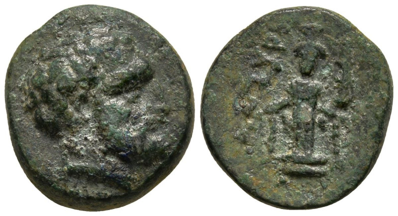 ACHAEMENID EMPIRE. Tissaphernes, Satrap of Mysia (400-395 BC). Astyra.
AE Bronz...