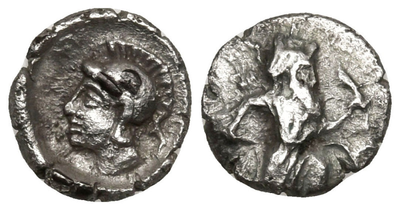 ACHAEMENID EMPIRE. Uncertain mint in Cilicia (4th century BC).
AR Tetartemorion...