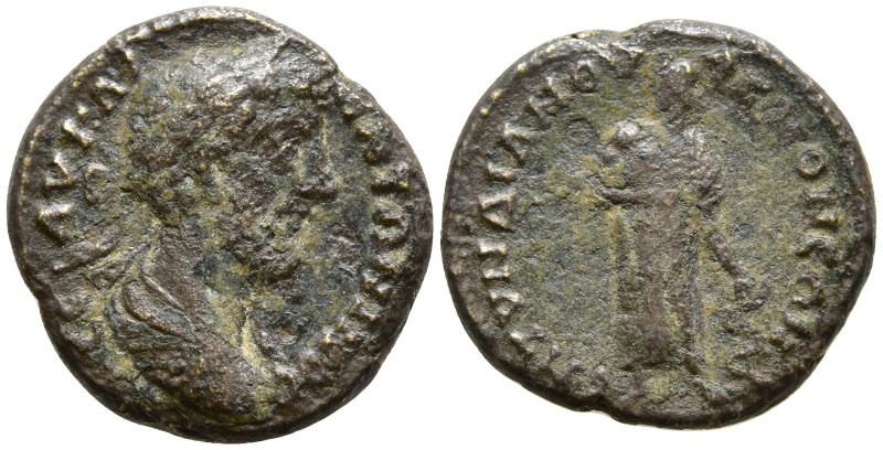 PHRYGIA. Acmoneia. Marcus Aurelius (161-180 AD). Tyndianos, magistrate
AE Bronz...