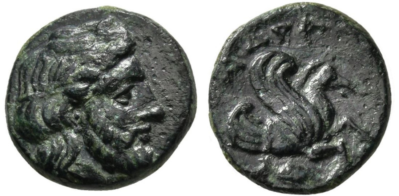 MYSIA. Adramytion (Circa 4th century BC)
AE Bronze (10.3mm 1g)
Obv: Laureate h...