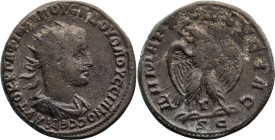 SSYRIA, Seleucis and Pieria. Antioch. Volusian (251-253 AD)
BI Tetradrachm (26mm 10.59g)
Obv: AYTOK K Γ AΦIN ΓAΛ OYЄNΔ OYOΛOYCCOIANOC CЄB. Radiate, ...