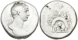 CAPPADOCIA. Caesaraea-Eusebia. Trajan (98-117 AD)
AR Didrachm (19.3mm 6.65g)
Obv: Laureate head of Trajan to right, with slight drapery on his left ...