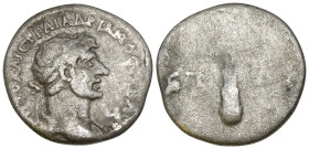 CAPPADOCIA. Caesarea. Hadrian (117-138 AD)
AR Hemidrachm (13.9mm 1.46g)
Obv: Laureate bust of Hadrian right, slight drapery on far shoulder
Rev: Cl...