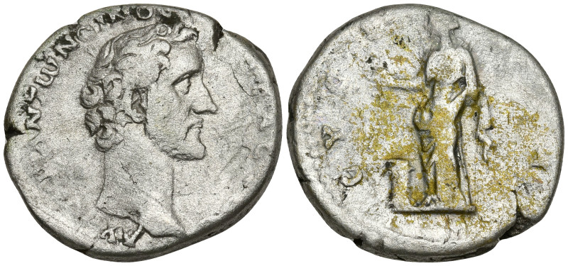 CAPPADOCIA. Caesaraea-Eusebia. Antoninus Pius (138-161 AD).
AR Didrachm (19.9mm...