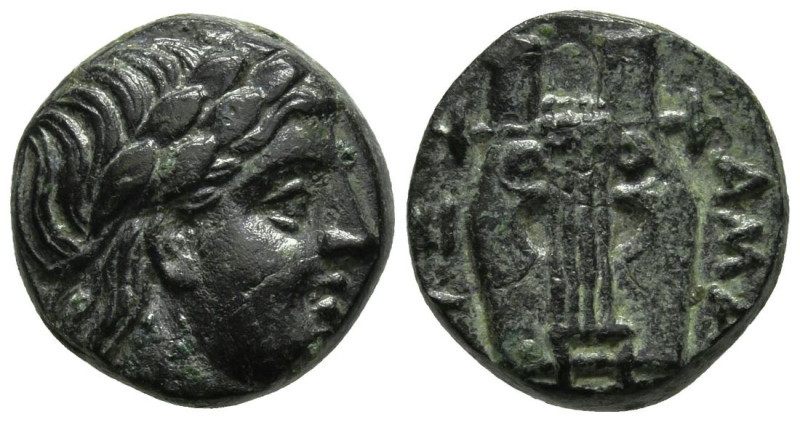 TROAS. Hamaxitos (Circa 400-310 BC)
AE Bronze (10.2mm 1.3g)
Obv: Laureate head...